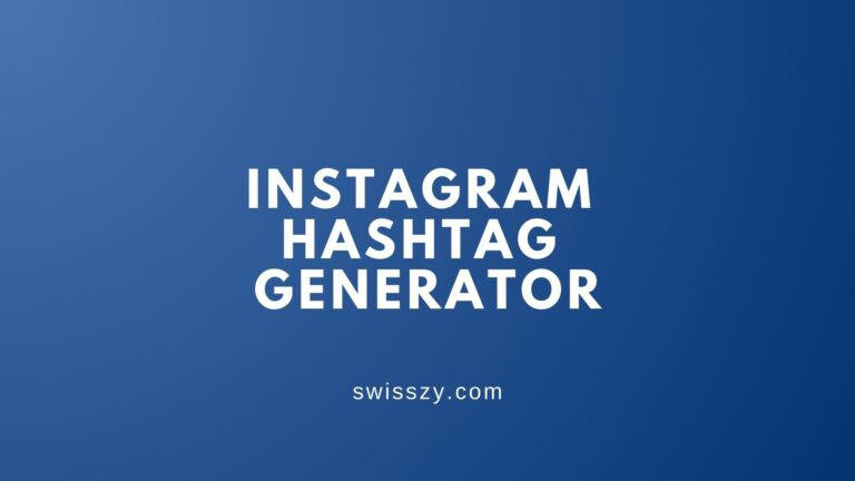 Instagram hashtag generator