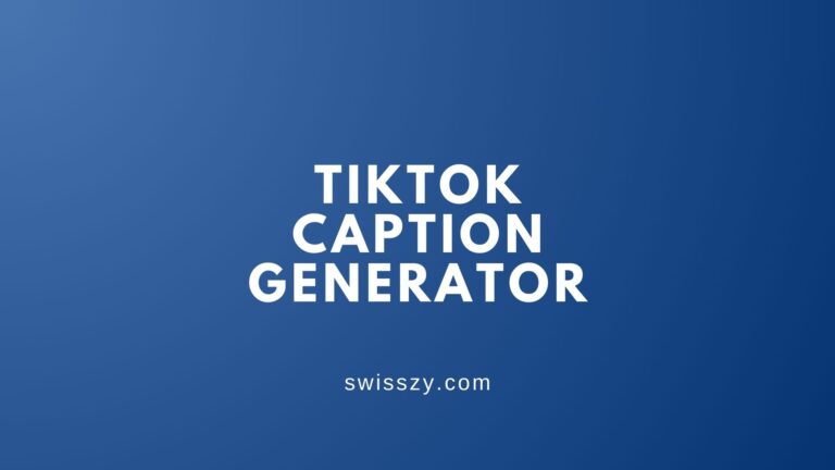 Tiktok caption generator