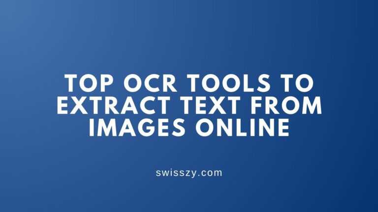 Top OCR Tools to Extract Text from Images Online
